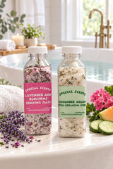 Bath salts with Fresh Herbs