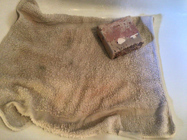 Have Soap Stains on Washrag?