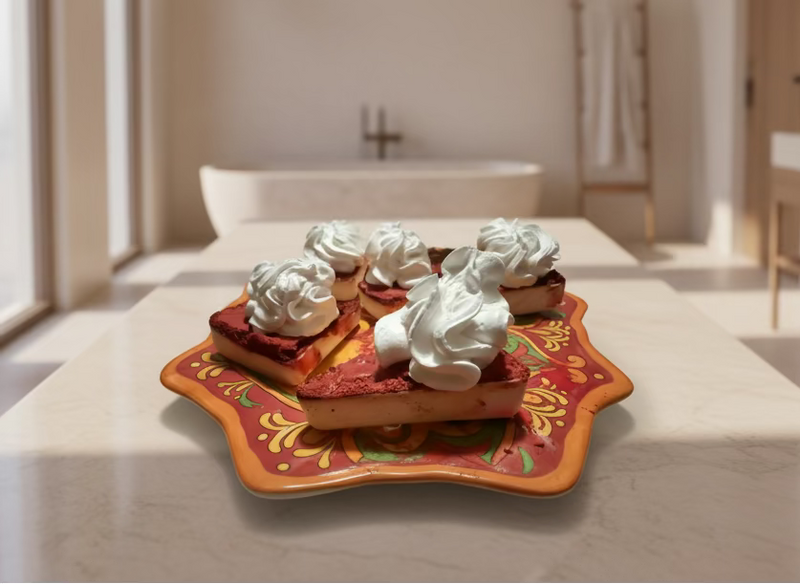 Red and White Pie Soap