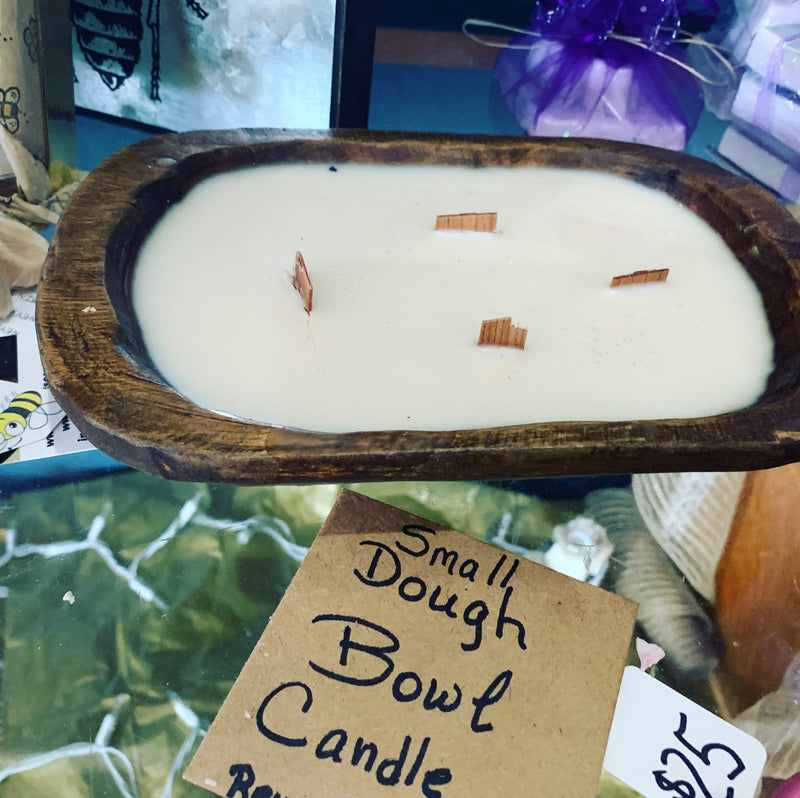 Dough Bowl Candle. 6 inches