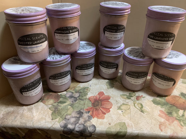 Twisted Lavender Candle Collection