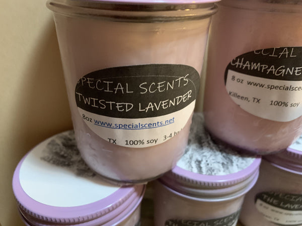 Twisted Lavender Candle Collection