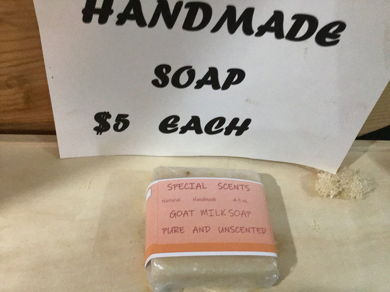 Current Special Scents Bar Soap Inventory at our Shoppe