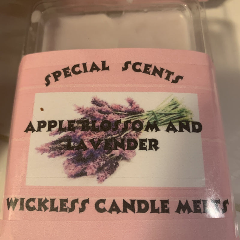 Wickless Candle Melts Lavender and Apple Blossoms