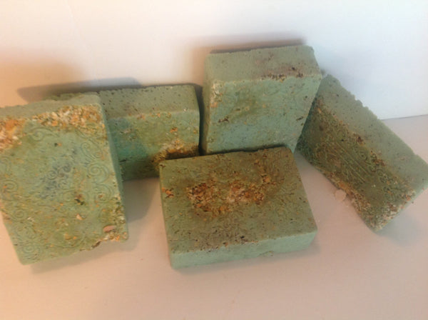 Garden Fresh Cucumber Soap with Dried Cucumber Exfolliant