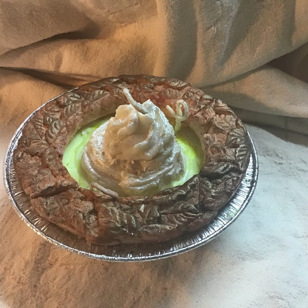 5 inch Lemon Custard Pie with Whipped.Cream Dollop, odor neutralizer