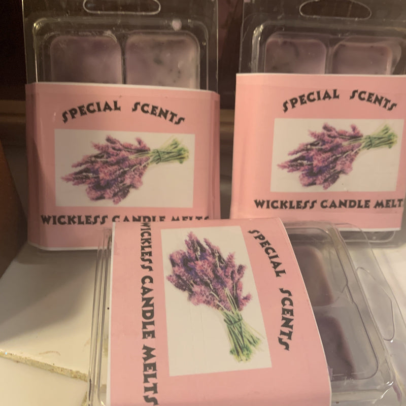 Wickless Candle Melts-Freshly Harvested Lavender with Dried Herbs