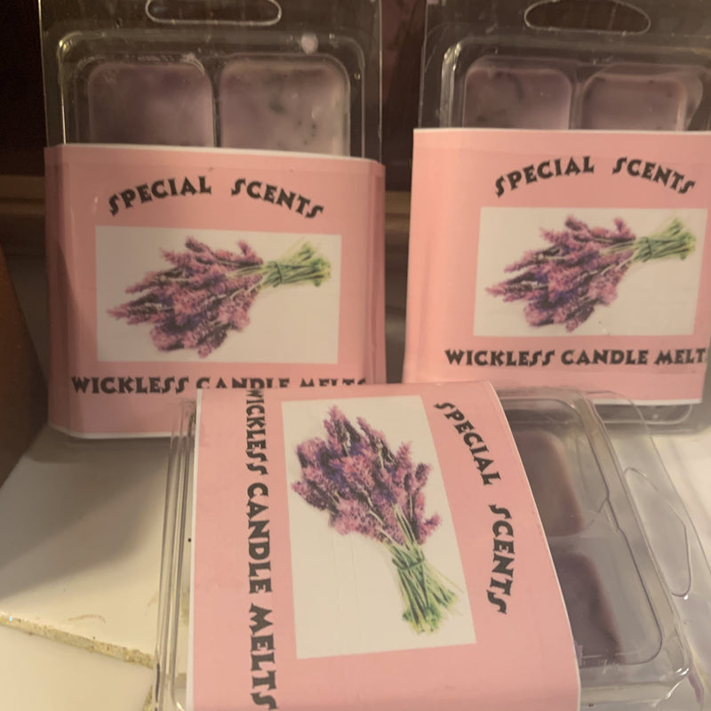 Wickless Candle Melts-Freshly Harvested Lavender with Dried Herbs