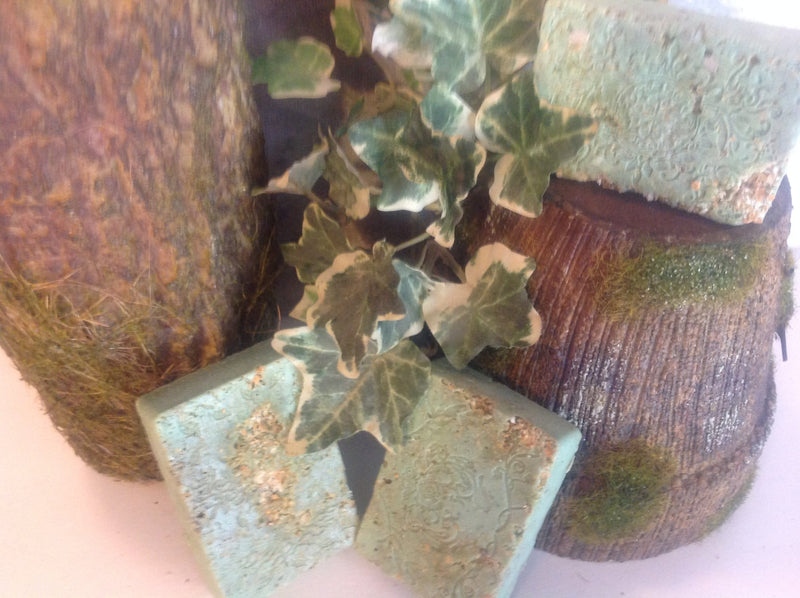 Garden Fresh Cucumber Soap with Dried Cucumber Exfolliant
